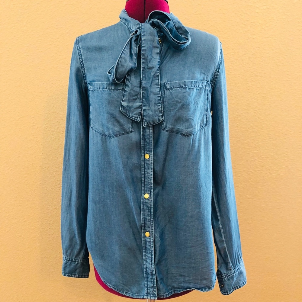 Micheal Kors Bow Tie Blouse
